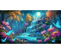 Fleurs de Montagne et de rivière Puzzle 1000 pièces Educa Jeu D'Intelligence Décoration Intérieure Jeu éducatif Challenge Toy pour Adultes & Enfants des 14 Ans 75x50cm/1000pcs