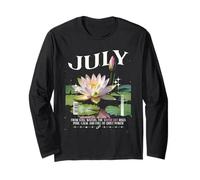 Fleurs De Naissance July Water Lily Manche Longue