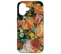 Fleurs de Nature Morte de l'époque Baroque dans Un Vase par Andries Daniels Coque pour iPhone 16