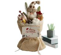 Fleurs de Noël artificielles pour décoration de table d'intérieur avec | Fausses branches de pin artificielles pour l'hiver, la maison, un anniversaire, une petite amie