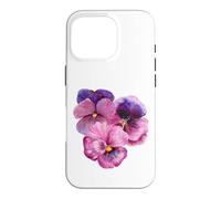 Fleurs de pensée pour Amoureux des pensées Coque pour iPhone 16 Pro