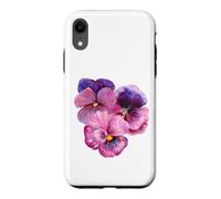 Fleurs de pensée pour Amoureux des pensées Coque pour iPhone XR