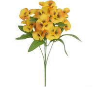 Fleurs de pensées artificielles en soie réaliste pour la maison (I)