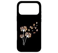 Fleurs de Pissenlit Qui s'envole pour Chien, Empreintes de Pattes Coque pour iPhone 17 Pro Max