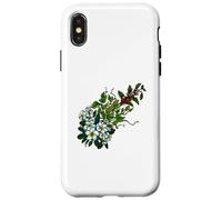 Fleurs de Plumeria Tropicales houblon Vert Cerises café Coque pour iPhone X/XS