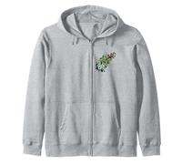 Fleurs de Plumeria Tropicales houblon Vert Cerises café Sweat à Capuche
