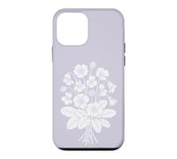Fleurs de Prairie Croquis botanique Amoureux de la Nature Coque pour iPhone 12 Mini