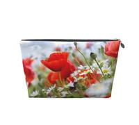 Fleurs De Pré Et De Marguerite, Trousse de Toilette Trousse de Maquillage Sac à cosmétiques Trousse de Toilette de Voyage Portable
