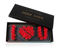 Fleurs de savon - TD® - I Love You - Rose - Cadeau Saint Valentin - Décoration bain enfant