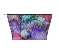 Fleurs de Teinture de Cravate, Trousse de Toilette Trousse de Maquillage Sac à cosmétiques Trousse de Toilette de Voyage Portable