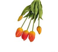 Fleurs de tulipes au toucher réel pour créer des atmosphères apaisantes dans les espaces de méditation, les centres de bien-être et les établissements de santé dans les zones communes (coucher de