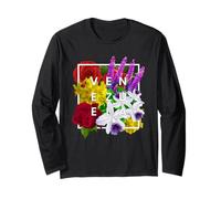 Fleurs de Venezuela Word Art - Venezuelan Pride Manche Longue