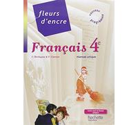 Fleurs d'encre - Français 4e - Livre élève grand format - Edition 2011