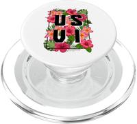 Fleurs des îles Vierges américaines Souvenir de fierté USVI PopSockets PopGrip pour MagSafe