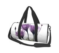 Fleurs d'espoir Violet Lavande, Sac de Voyage de Grande capacité, Sac à Main Rond, Sac de Voyage de Sport, fourre-Tout, Sac de Fitness