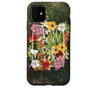 Fleurs d'Ethiopie l'art des Mots - Fierté Éthiopienne Coque pour iPhone 11