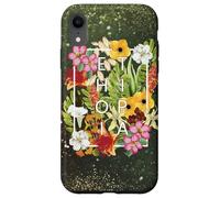 Fleurs d'Ethiopie l'art des Mots - Fierté Éthiopienne Coque pour iPhone XR