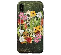 Fleurs d'Ethiopie l'art des Mots - Fierté Éthiopienne Coque pour iPhone XS Max