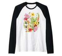 Fleurs d'Ethiopie l'art des Mots - Fierté Éthiopienne Manche Raglan