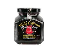 Fleurs d'hibiscus au sirop Wild Hibiscus - Pot de 250g -environ 11 fleurs-