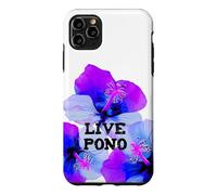 Fleurs d'hibiscus pono Mahalo vivantes Culture hawaïenne Coque pour iPhone 11 Pro Max
