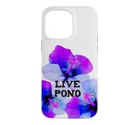 Fleurs d'hibiscus pono Mahalo vivantes Culture hawaïenne Coque pour iPhone 14 Pro Max