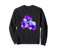 Fleurs d'hibiscus pono Mahalo vivantes Culture hawaïenne Sweatshirt
