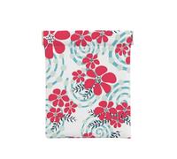Fleurs d'hiver Rouges et Bleues, Sac de Rangement pour Femmes, Portefeuille supérieur à Presser, Petit Porte-Monnaie, Pochette de Changement