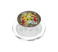 Fleurs du Guatemala Word Art - Fierté guatémaltèque PopSockets PopGrip pour MagSafe