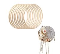 fleurs en bambou - fleurs en bambou - Couronne macramé - Anneaux pour bricolage attrape-rêves, mariage, décoration murale