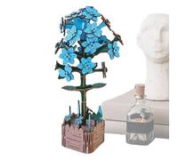 Fleurs en Bois - Jouet pour la Construction de Fleurs | en Bois 3D - pour décoration de Maison Projet Familial et activité en Classe