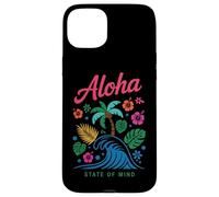 Fleurs en forme de palmier Aloha State Of Mind Coque pour iPhone 15 Plus