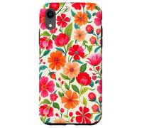 Fleurs esthétiques Florales Vintage bohème Girly été Printemps Coque pour iPhone XR