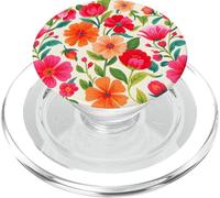 Fleurs esthétiques Florales Vintage bohème Girly été Printemps PopSockets PopGrip pour MagSafe