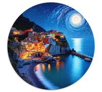 Fleurs et Arbres 1000 Pièces Puzzle Rond Puzzles Classiques Tableau romantique Puzzle Circulaire Créatif - Jeu Éducatif Pièces Parfaitement Assorties Intéressants Cadeau Unique 1000pcs (67.5x67.5cm)
