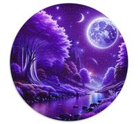 ·Fleurs et Arbres 1000 Pièces Puzzle Rond Puzzles Classiques Tableau Romantique Puzzle Ronds Créatif - Jeu Éducatif Activité Familiale Intéressants Cadeau Unique 1000pcs (67.5x67.5cm)