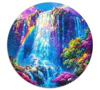 ·Fleurs et Arbres 1000 Pièces Puzzle Rond Puzzles Classiques Tableau Romantique Puzzle Ronds Créatif - Jeu Éducatif Activité Familiale Intéressants Cadeau Unique 1000pcs (67.5x67.5cm)