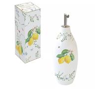 FLEURS et CITRONS Huilier Vinaigrier en Porcelaine 300 ml