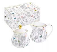 Fleurs et papillons Crémier et Sucrier EASYLIFE