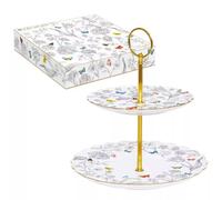 Fleurs et papillons Serviteur muet 2 étages D16/21 cm EASYLIFE SC
