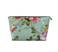 Fleurs Florales Vintage, Trousse de Toilette Trousse de Maquillage Sac à cosmétiques Trousse de Toilette de Voyage Portable
