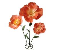Fleurs Géantes pour la Décoration, Fleurs Géantes de 1,5 M avec Tiges et Supports, Grande Fleur Artificielle pour Toile de Fond, Fleurs de Printemps Artificielles pour Fond de (C)