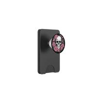 Fleurs Gothiques Gothiques Crâne Papillons PopSockets PopWallet pour MagSafe