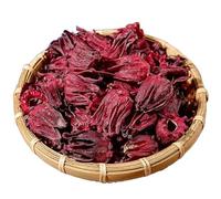 Fleurs Hibiscus Séché (Tisane) Fleurs Séchées Entières et Coupées en Vrac 100gr | Infusion Naturelle et Légère | Fleur Hibiscus pour Bissap, Karkadé, Thé glacé, Infusion et Tisane