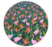 Fleurs Lumineuses Puzzle 1000 Pièces Jouet en Bois Jeu D'Intelligence DécoRation Intérieure Fleurs et Plantes Jeu Éduchatif Challenge Toy Adultes & Enfants des 14 Ans 1000pcs (67.5x67.5cm)