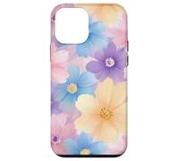 Fleurs Mignonnes aquarelles Florales Pastel Rose Motif Fleurs Coque pour iPhone 12 Mini