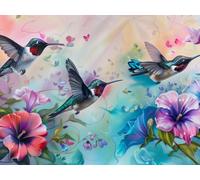 Fleurs Oiseaux, Puzzle 6000 Pieces Adultes YHPGL5-393 | Impossible Puzzle Classique, Difficile Défi Puzzles, Jeux Éducatif Familiaux, pour Jeux Anti-Stress, Décoration Murale Cadeau