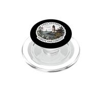 Fleurs patriotes canadiennes Florales Vintage du lac Ontario PopSockets PopGrip pour MagSafe