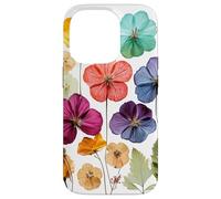 Fleurs pressées Jardinage Floral Coque pour iPhone 14 Pro