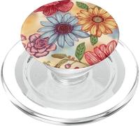 Fleurs Printemps Wildflowers Country Cottagecores PopSockets PopGrip pour MagSafe